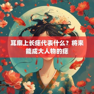 耳廓上长痣代表什么？将来能成大人物的痣