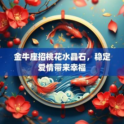 金牛座招桃花水晶石，稳定爱情带来幸福