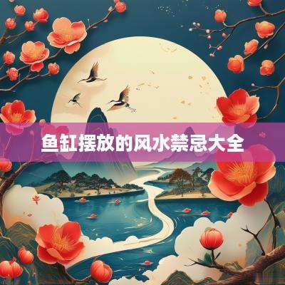 鱼缸摆放的风水禁忌大全