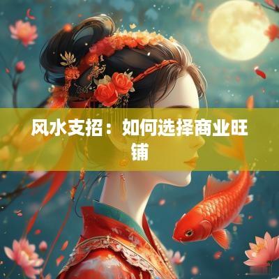 风水支招：如何选择商业旺铺