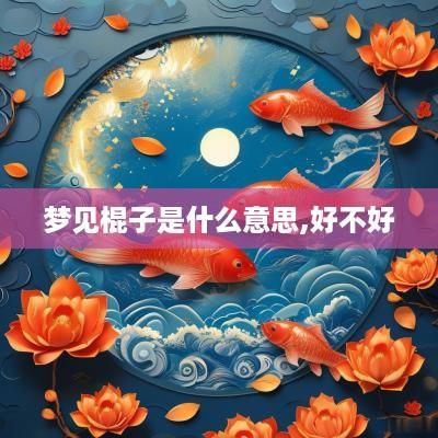 梦见棍子是什么意思,好不好