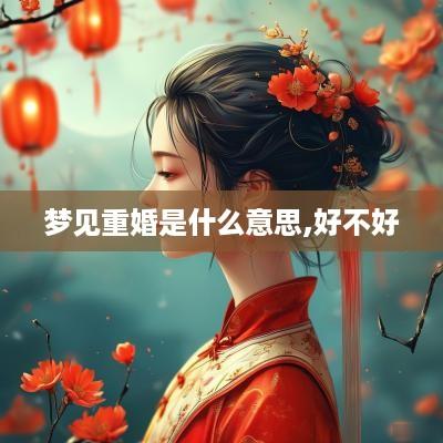 梦见重婚是什么意思,好不好