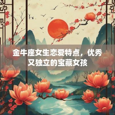 金牛座女生恋爱特点，优秀又独立的宝藏女孩