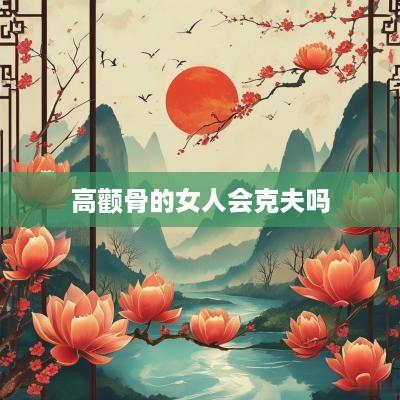 高颧骨的女人会克夫吗