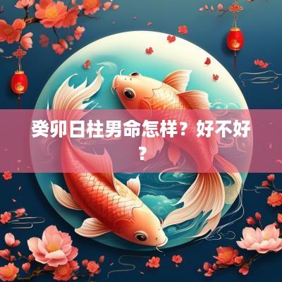 癸卯日柱男命怎样？好不好？