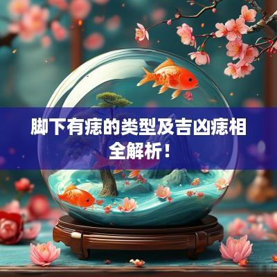 脚下有痣的类型及吉凶痣相全解析！