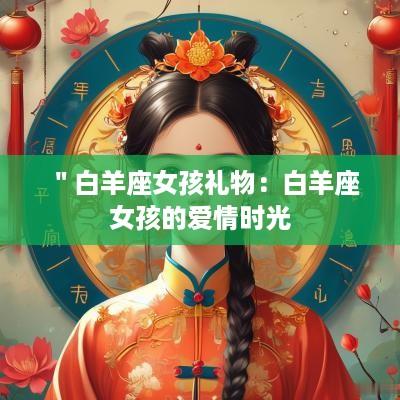 ＂白羊座女孩礼物：白羊座女孩的爱情时光