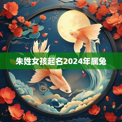 朱姓女孩起名2025年属兔