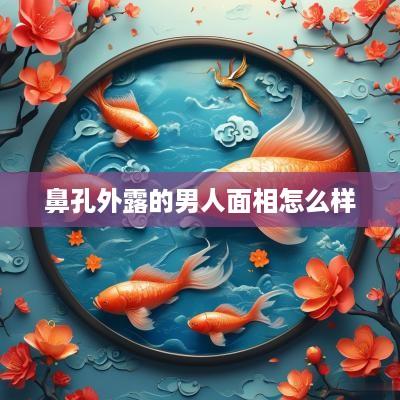 鼻孔外露的男人面相怎么样