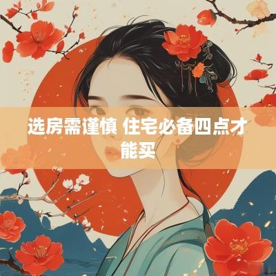 选房需谨慎 住宅必备四点才能买