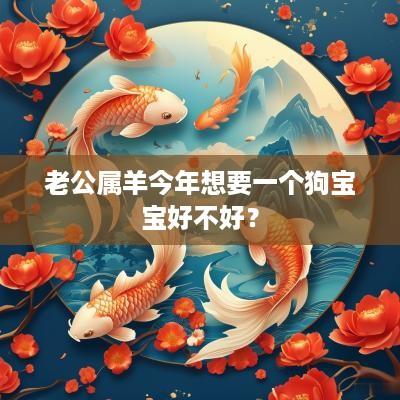 老公属羊今年想要一个狗宝宝好不好？