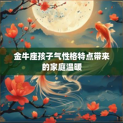金牛座孩子气性格特点带来的家庭温暖