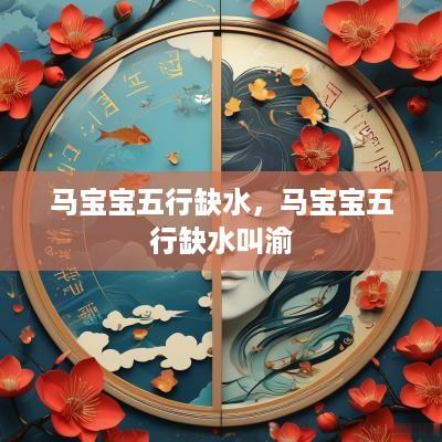 马宝宝五行缺水，马宝宝五行缺水叫渝