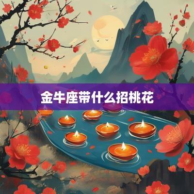 金牛座带什么招桃花