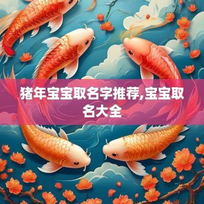 猪年宝宝取名字推荐,宝宝取名大全