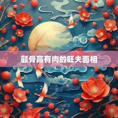 颧骨高有肉的旺夫面相