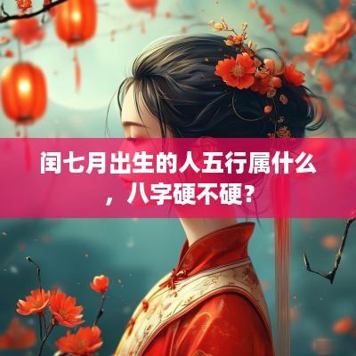 闰七月出生的人五行属什么，八字硬不硬？