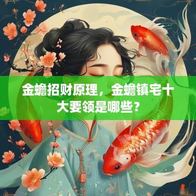 金蟾招财原理，金蟾镇宅十大要领是哪些？