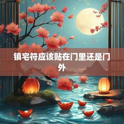 镇宅符应该贴在门里还是门外