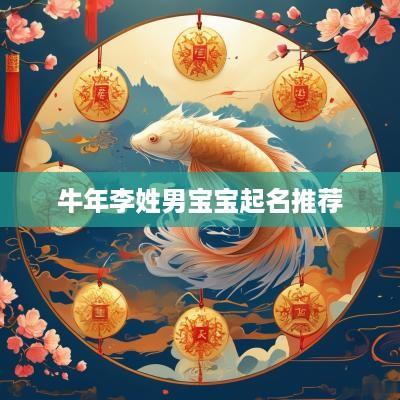 蛇年李姓男宝宝起名推荐