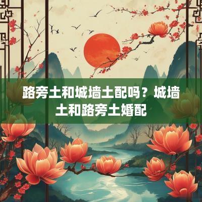 路旁土和城墙土配吗？城墙土和路旁土婚配