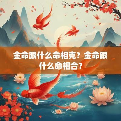 金命跟什么命相克？金命跟什么命相合？
