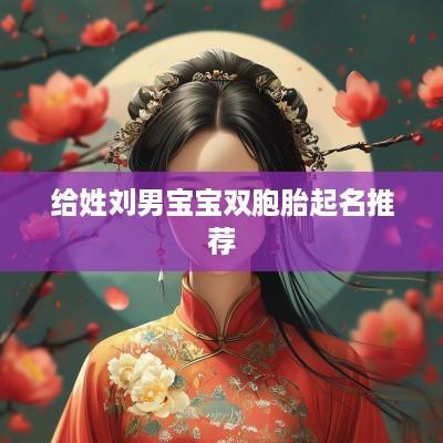 给姓刘男宝宝双胞胎起名推荐
