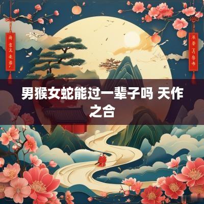 男猴女蛇能过一辈子吗 天作之合