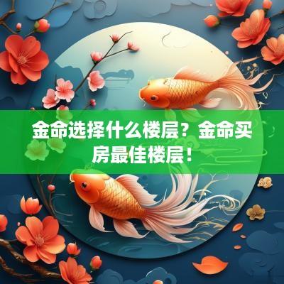 金命选择什么楼层？金命买房最佳楼层！