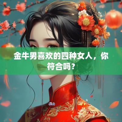 金牛男喜欢的四种女人,你符合吗? 金牛男喜欢的四种女人,你符合吗?