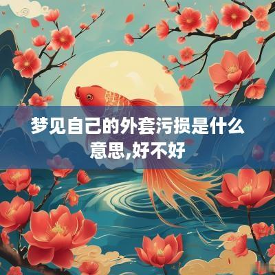 梦见自己的外套污损是什么意思,好不好
