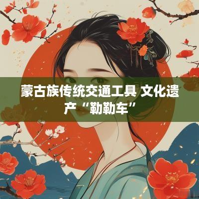蒙古族传统交通工具 文化遗产“勒勒车”