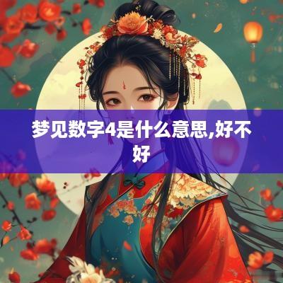 梦见数字4是什么意思,好不好