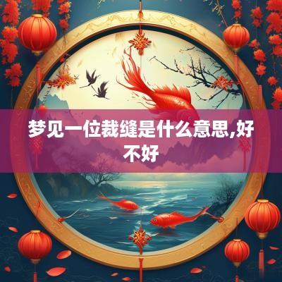 梦见一位裁缝是什么意思,好不好