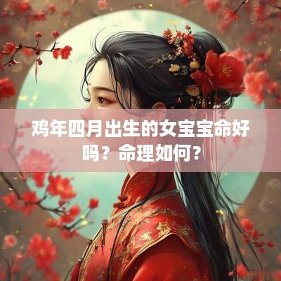 鸡年四月出生的女宝宝命好吗？命理如何？