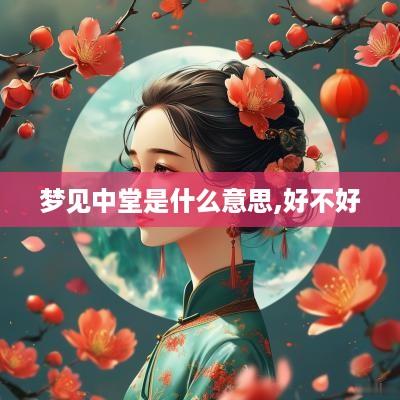 梦见中堂是什么意思,好不好