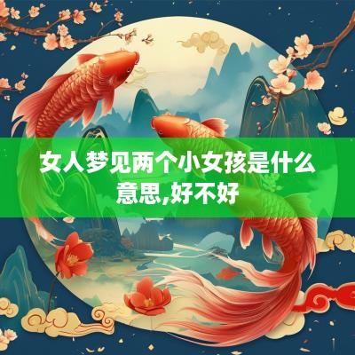 女人梦见两个小女孩是什么意思,好不好
