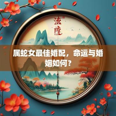 属蛇女最佳婚配，命运与婚姻如何？