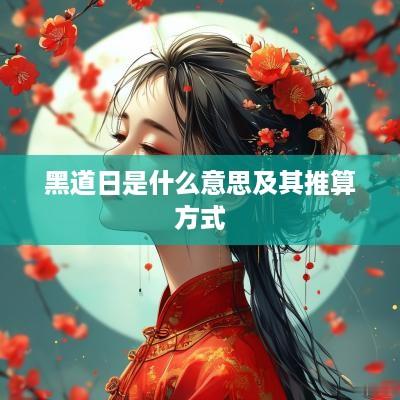 黑道日是什么意思及其推算方式