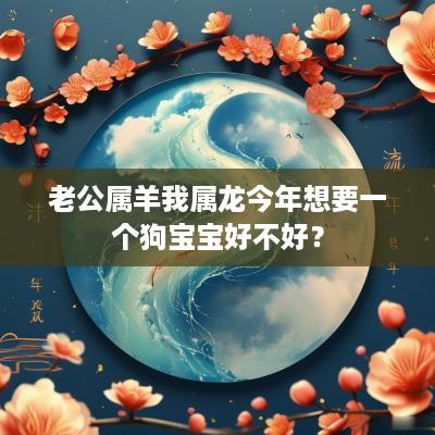 老公属羊我属龙今年想要一个狗宝宝好不好？