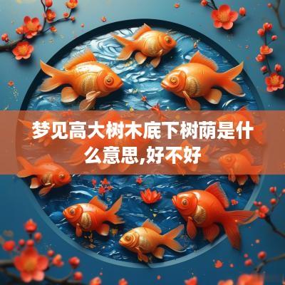 梦见高大树木底下树荫是什么意思,好不好
