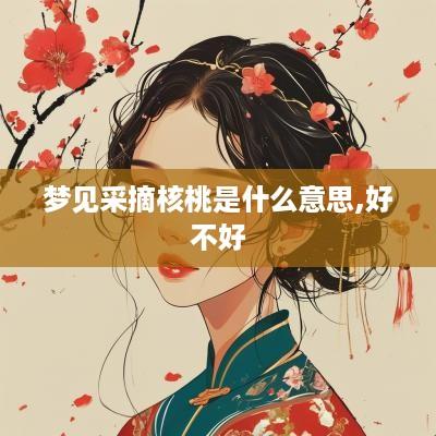梦见采摘核桃是什么意思,好不好