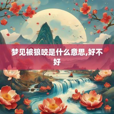 梦见被狼咬是什么意思,好不好