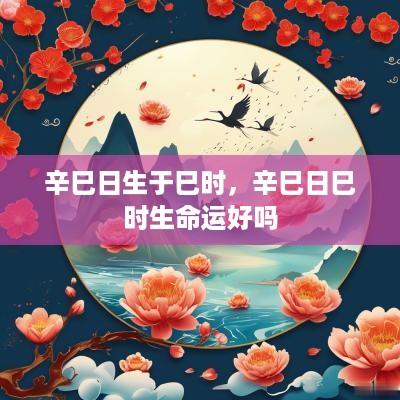 辛巳日生于巳时，辛巳日巳时生命运好吗