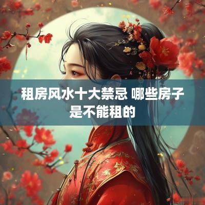 租房风水十大禁忌 哪些房子是不能租的