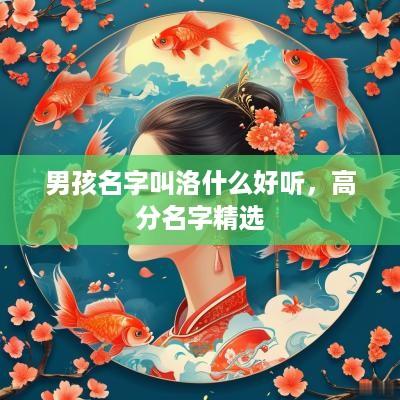 男孩名字叫洛什么好听，高分名字精选