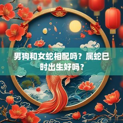 男狗和女蛇相配吗？属蛇巳时出生好吗？