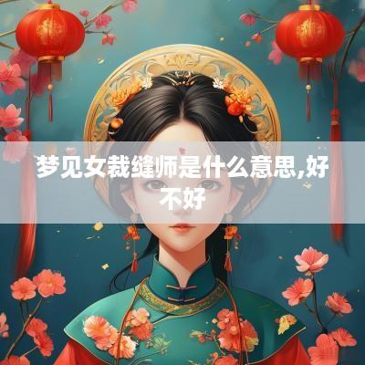 梦见女裁缝师是什么意思,好不好