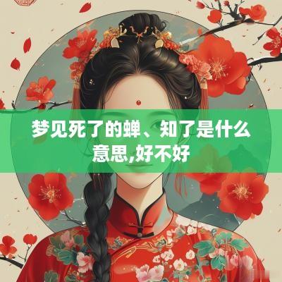 梦见死了的蝉、知了是什么意思,好不好