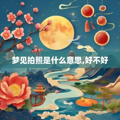 梦见拍照是什么意思,好不好